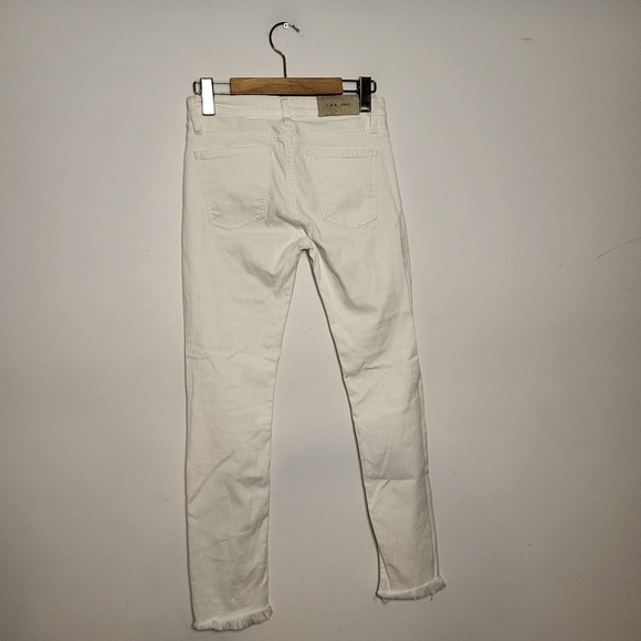 IRO Jarod cropped distressed low-rise skinny jeans Size 24 - Picture 7 of 12